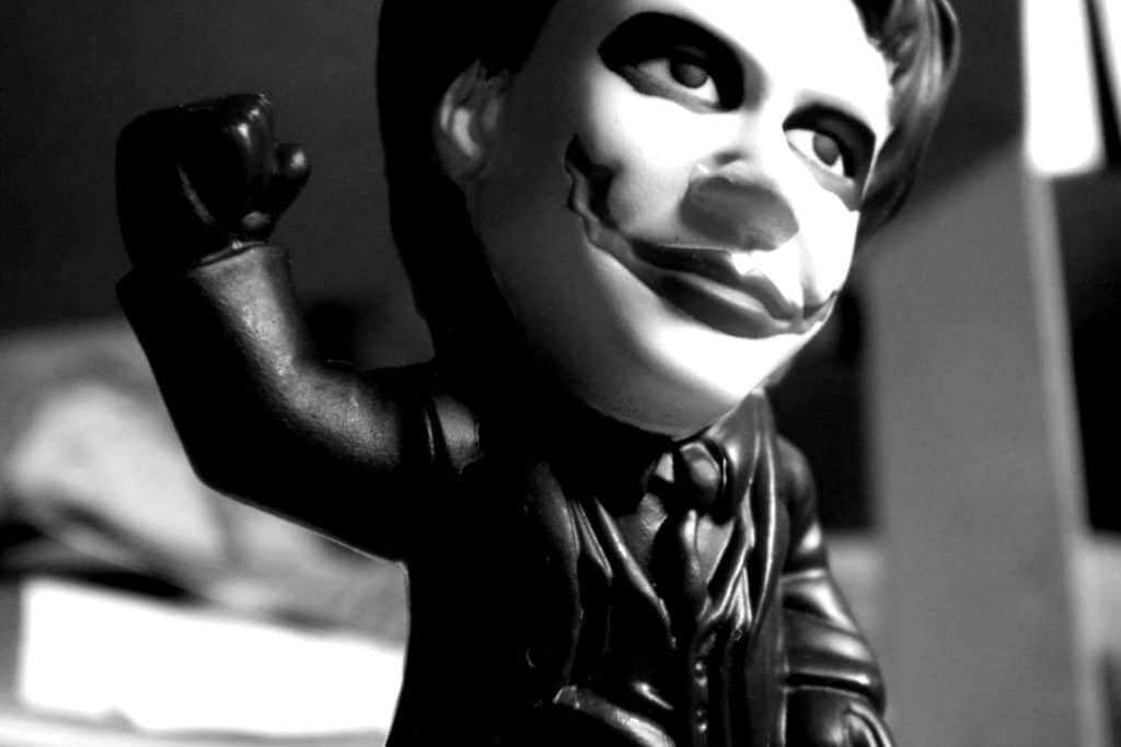 Kein Film über Stand-up-Comedy: Wie der Joker geschminkte Wackelfigur