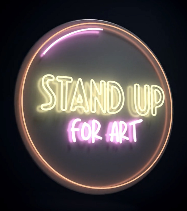 Logo der WDR-Sendung "Stand-up for Art"
